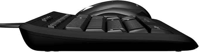 Incase Wired Desktop 600 Keyboard & Mouse Combo – Designed by Microsoft – Four Hot Keys, Spill-Resistant Keyboard, Quiet-Touch Keys, Optical Mouse, Left/Right Mouse with 800 DPI Sensor – Black