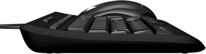 Incase Wired Desktop 600 Keyboard & Mouse Combo – Designed by Microsoft – Four Hot Keys, Spill-Resistant Keyboard, Quiet-Touch Keys, Optical Mouse, Left/Right Mouse with 800 DPI Sensor – Black