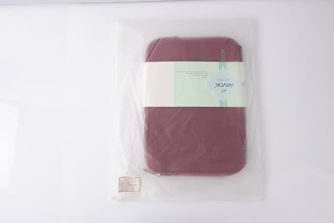 Arvok 11 11.6 12 Inch Laptop Sleeve Case for MacBook Air 12, Water-Resistant Neoprene Notebook Computer Tablet Sleeve, Carrying Bag Cover for Chromebook/HP/Dell/Lenovo/Asus/Acer, Wine Red
