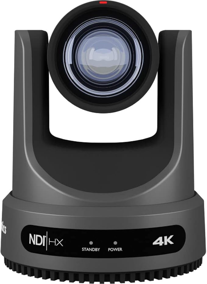 PTZOptics Move 4K SDI/HDMI/USB/IP PTZ Camera with 12x Optical Zoom (Gray) (PT12X-4K-GY-G3)