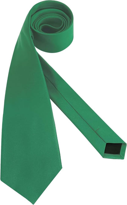 Men's Ties Solid Pure Color 3.15" (8CM) Necktie Plain Formal Business Wedding Black Ties For Men