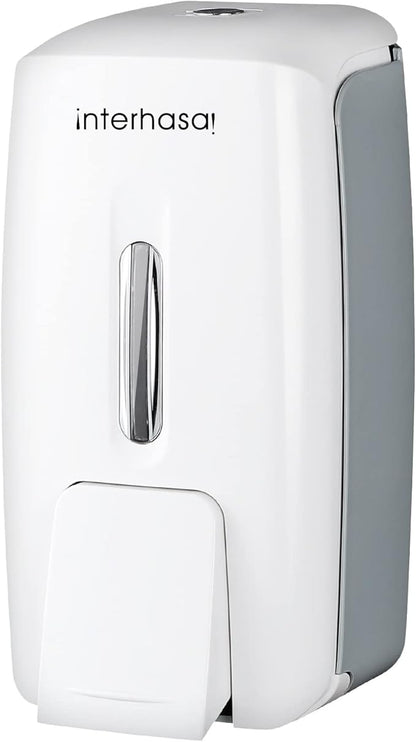 interhasa! Soap Dispenser Wall Mount Refillable 28oz Hand Sanitizer Dispenser Commercial Hand Soap Dispenser for Bathroom Support Liquid Gel Soap