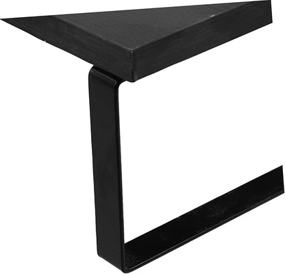 Computer Desk Stand Monitor Riser Compact Black Computer Riser for Office Home Table with Smooth Surface and Stable Elevated Design