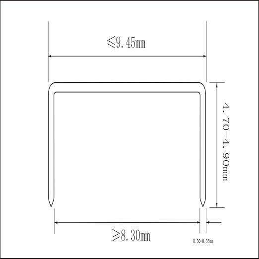 Alsisk Pack of 4000PCS No.10 Mini Staples(Smaller Than Standard Staples) .Silver