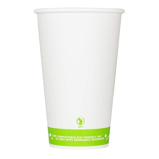 Karat Earth KE-K516 16 oz. Eco Print Paper Hot Cup (Case of 1000)