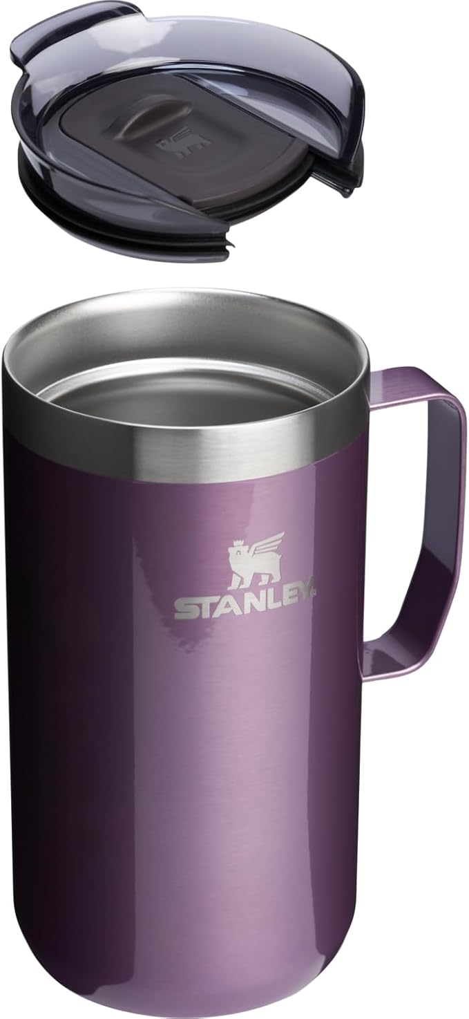 STANLEY Everyday Camp Mug | Drink Through Lid | Cup for Coffee, Tea and Drinks | Insulated Stainless Steel Coffee Mug | BPA-Free