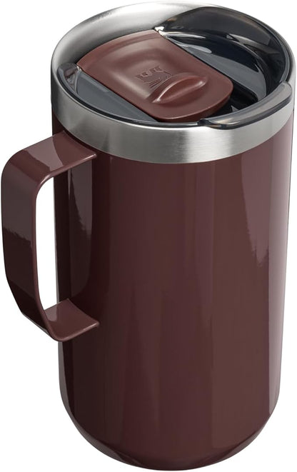 STANLEY Everyday Camp Mug | Drink Through Lid | Cup for Coffee, Tea and Drinks | Insulated Stainless Steel Coffee Mug | BPA-Free