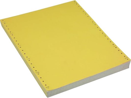 Staples Computer Paper 9.5 x 11-Inch, 2-Part 15 lbs. 100 Bright, White/Canary 1650-Sheets/CT (380482)