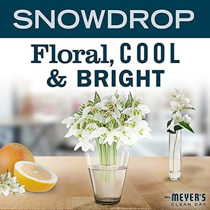 Mrs. MEYER'S CLEAN DAY SnowDrop Liquid Hand Soap, 12.5 oz. (Pack of 4)