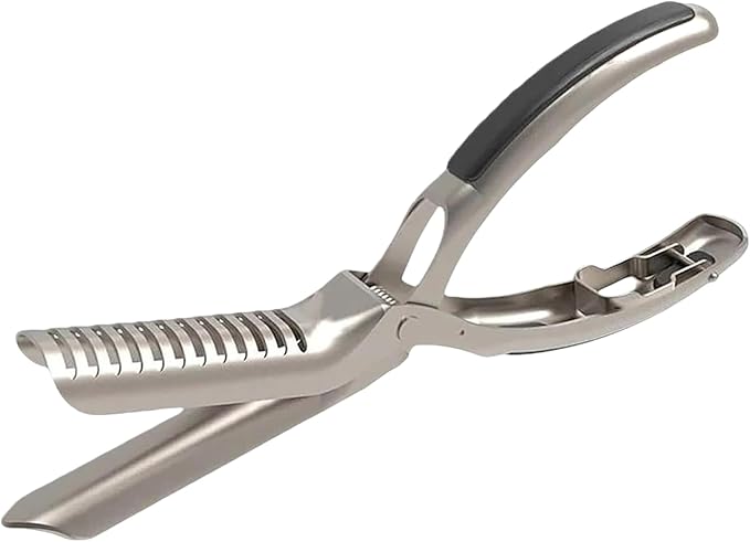 Rib Membrane Removal Tool, Stainless Steel Rib Prep Tool Pro 2.0, BBQ Rib Skinner with Full-Wrap Anti-Slip Grip for Easy Rib Preparation (1 Pack)