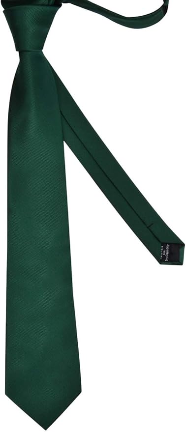GUSLESON Classic New 3.15"（8cm） Men's Solid Color Necktie Wedding Business Tie + Gift Box
