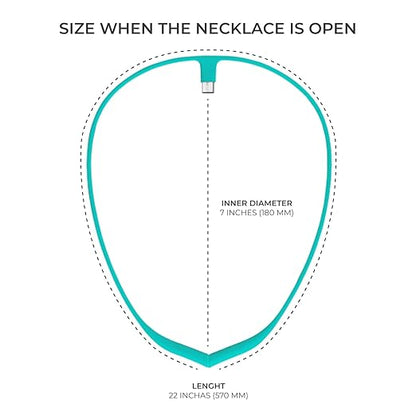 Upright Magnetic Necklace (Necklace Only) for GO S and GO 2 Posture Corrector Trainer (Turquoise)
