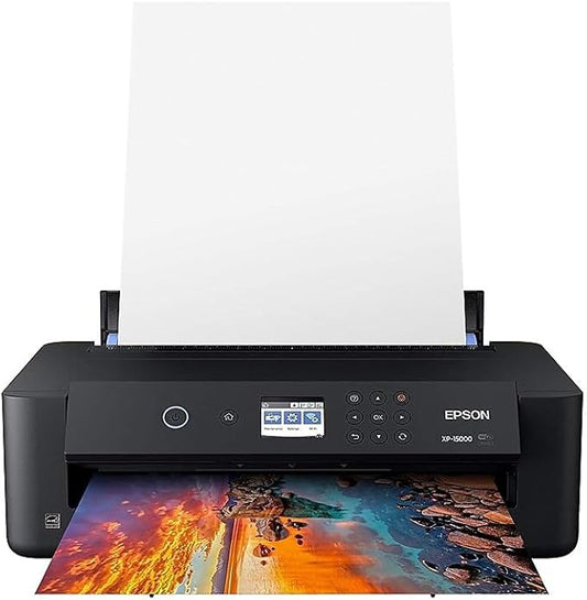 Epson Expression Photo HD XP-15000 Wireless Color Wide-Format Printer, Amazon Dash Replenishment Ready, Black, Large