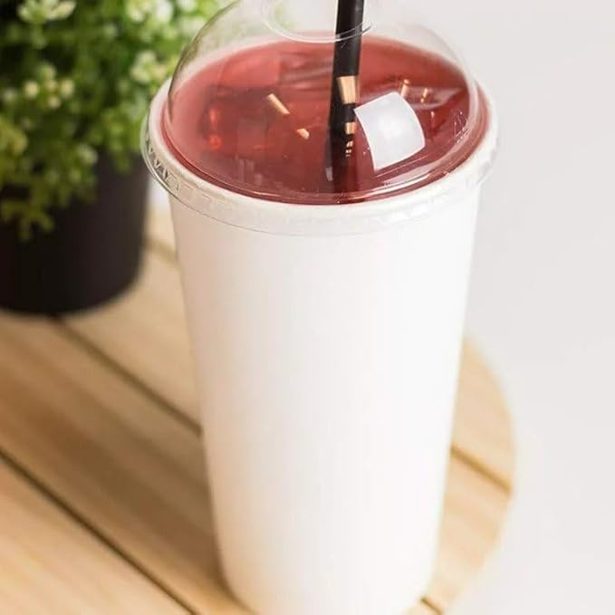 Paper Cold Cups for Juice & Soda 16 oz Made in USA | Food-Grade Bulk 1000 Count Cups for Restaurants | Recyclable Disposable 16 Ounce White Cups for Cold Fountain Drinks & Smoothies