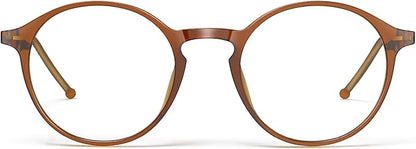 VISOONE Round Lightweight Blue Light Blocking Glasses Women Men Fashion Cute Thin Eyewear Niko