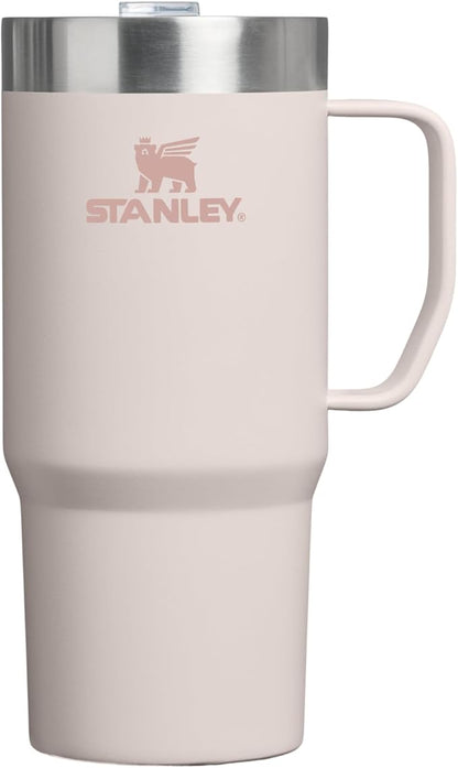 STANLEY The Everyday Suburban Mug | 16 oz | Drink Through Lid | Cup for Coffee, Tea and Drinks | Insulated Stainless Steel Coffee Mug | BPA-Free | Rose Quartz