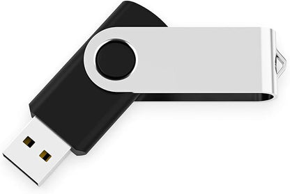 KEXIN 20 Pack 8GB Flash Drive 8G Bulk USB Thumb Drive USB Stick Jump Drive USB 2.0 Flash Drive with Led Indicator, Black