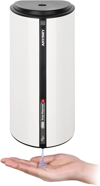 29fl.oz/850ml Commercial Automatic Liquid Soap Dispenser Wall-Mounted Large Capacity Model 1209 White