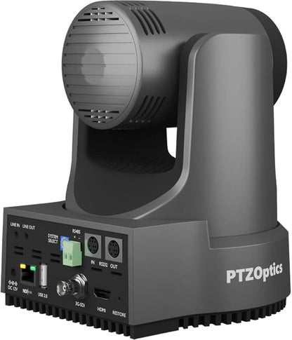 PTZOptics Move 4K SDI/HDMI/USB/IP PTZ Camera with 12x Optical Zoom (Gray) (PT12X-4K-GY-G3)