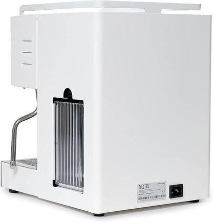 Diletta Mio Espresso Machine (White) and Eureka Mignon Notte Grinder Bundle