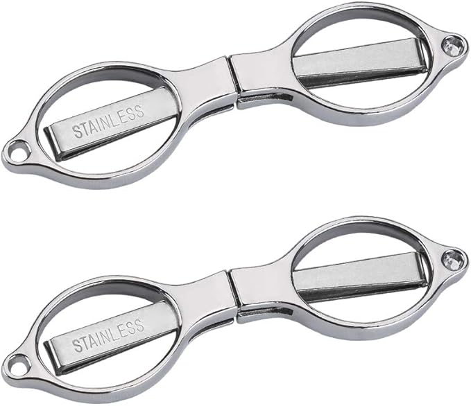 firiKer Home Office Travel Folding Scissors, Stainless Steel Telescopic Cutter, Christmas Stocking Stuffers for Men & Women, Christmas Gifts Stocking Stuffer Ideas, Trip Scissors for Xmas gift