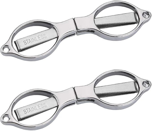 firiKer Home Office Travel Folding Scissors, Stainless Steel Telescopic Cutter, Christmas Stocking Stuffers for Men & Women, Christmas Gifts Stocking Stuffer Ideas, Trip Scissors for Xmas gift