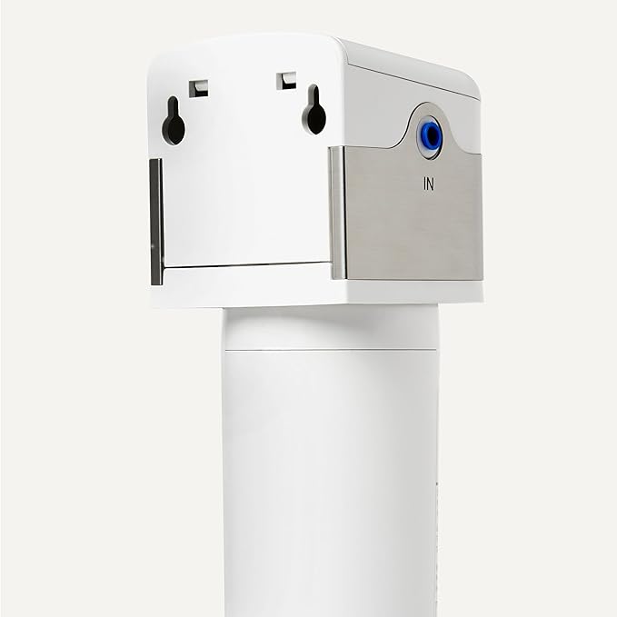 Amazon Basics Under Sink Water Filter System, NSF/ANSI 42 & 372 Certified, Service Life 1 Year, 11,000 Gallons, White