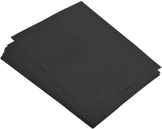 MECCANIXITY 50 Sheets Colored Copy Paper 16.5 x 11.7 Inch Printer Paper 80gsm Black for Office Printing, Document Copying, Invitations, Forms, Art Projects