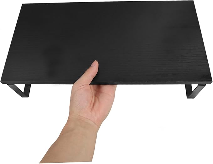 DECHOUS Ergonomic Computer Monitor Stand Riser Black Table Display Bracket for Desk Laptop Screen Elevation Eye-level Workstation