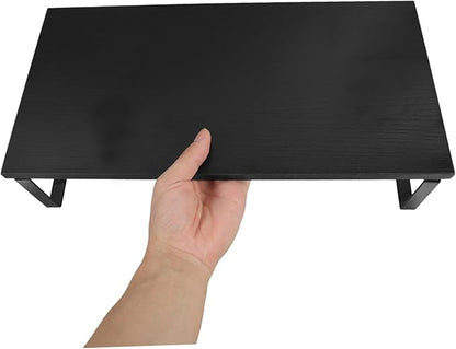 DECHOUS Ergonomic Computer Monitor Stand Riser Black Table Display Bracket for Desk Laptop Screen Elevation Eye-level Workstation