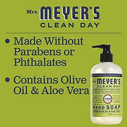 Mrs. MEYER'S CLEAN DAY Hand Soap, and Refill Variety Pack Soaps Made to Clean and Freshen Hands 2 ct.