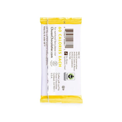Chuao Chocolatier Potato Chip Milk Chocolate Mini Bars | Gourmet No Preservatives | For Gift Baskets, Christmas, Birthday, Thank You, Care Package | 24 Pack, 0.39 oz Each