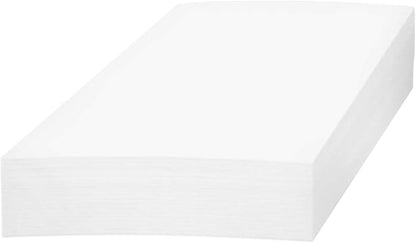 A5 Premium White Cardstock| For Copy, Printing, Writing | 5.83" x 8.27" inches (148 x 210 mm - Half of A4) | Full ream of 100 Sheets | 65lb