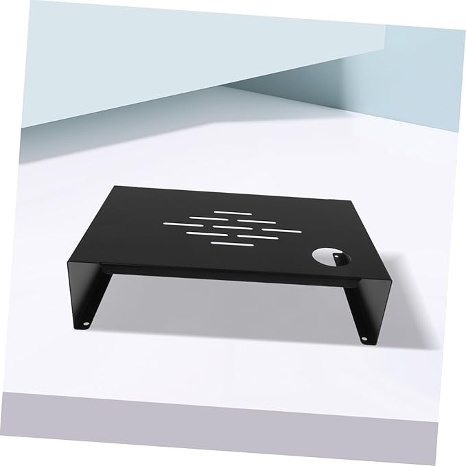 Ergonomic Monitor Stand Riser Desk with Steel Construction Space-saving Elevated PC Rack for Home Office No Assembly Required Vertical Laptop Stand and Monitor Riser Organizer
