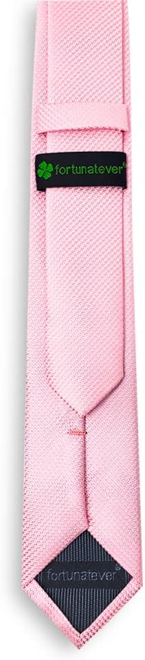 Mens Solid Neckties,2.36'' Wide Slim Tie For Men With Gift Box