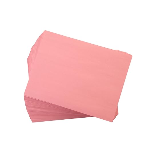 Construction Paper,Pink,9 inches x 12 inches,300 Sheets,Heavyweight Construction Paper,Crafts,Art,Kids Art,Painting,Coloring,Drawing,Creating,Paper,Art Project,All Purpose