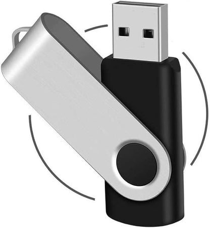 EASTBULL 50Pack Bulk Flash Drives 8GB USB 2.0 Flash Drive Pack Thumb-Drive Bulk USB Drives (Black, 50PCS)