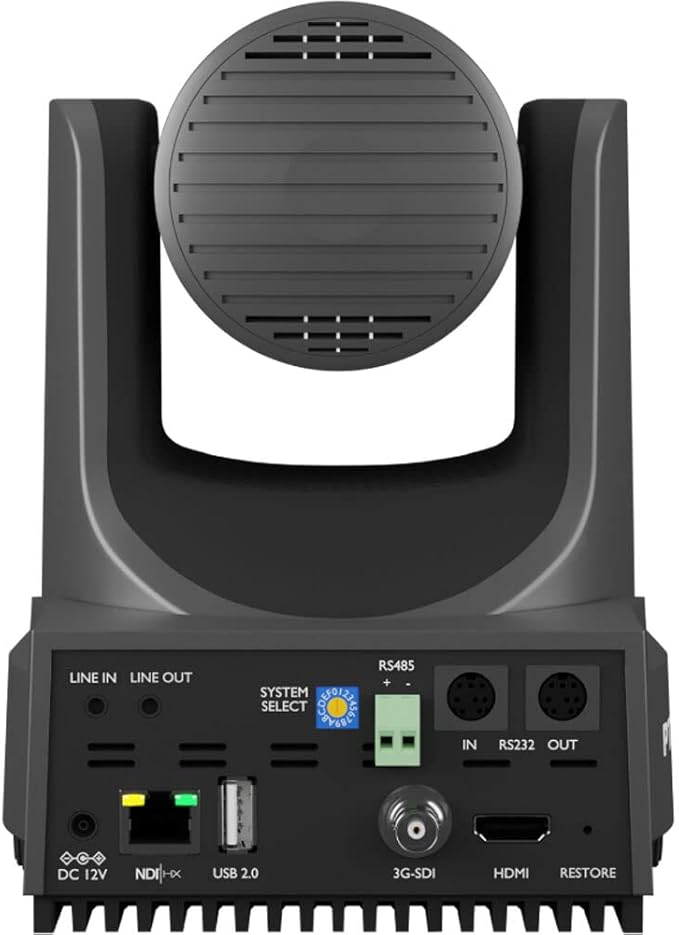 PTZOptics Move 4K SDI/HDMI/USB/IP PTZ Camera with 12x Optical Zoom (Gray) (PT12X-4K-GY-G3)