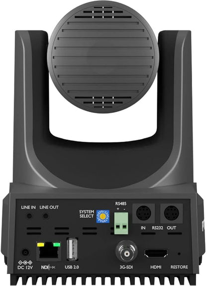 PTZOptics Move 4K SDI/HDMI/USB/IP PTZ Camera with 12x Optical Zoom (Gray) (PT12X-4K-GY-G3)