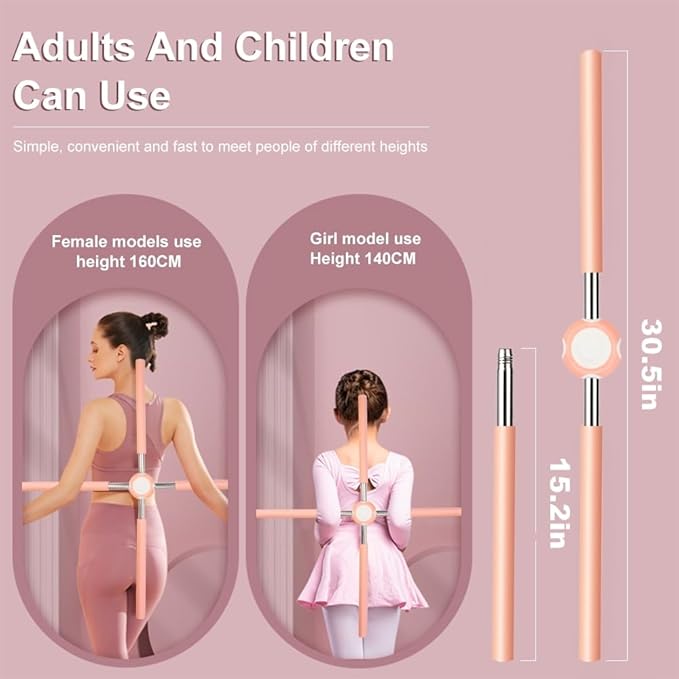 Posture Corrector, Yoga Posture Stick for Women,Disassembly Design Humpback Posture Corrector for Men, Women, Kids