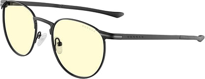 Gunnar - Premium Gaming and Computer Glasses - Blocks 65% Blue Light - Mateo, Onyx, Amber Tint