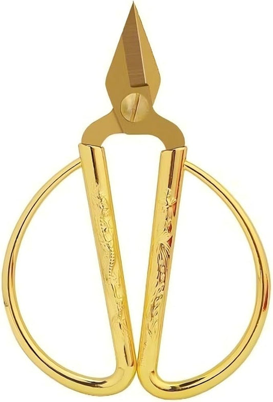 Gold Scissors, Ribbon Cutting Scissors for Grand Opening Ceremonies, Special Events Inaugurations and Ceremonies, Right/Left Handed 4.72"