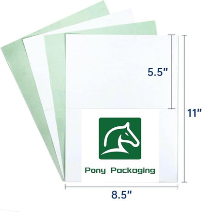 5-1/2" x 8-1/2" Half Sheet Labels, 200 Blank White Matte Finish Printable Inkjet/Laser Printer Labels