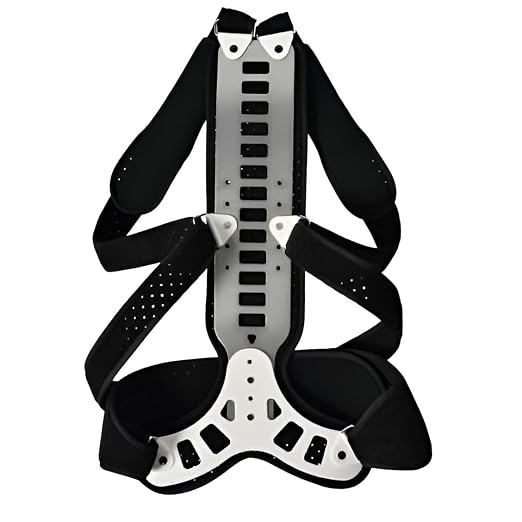 Adjustable Spine Posture Corrector for Back Support,2026 New Full Scoliosis Back Brace Posture Corrector for Kyphosis and Vertebral Compression Fracture Men and Women (Black, Small)