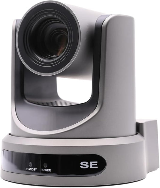 PTZOptics Move SE 30x 1080p Full HD Advanced PTZ Auto-Tracking Pan Tilt Zoom Camera for Live Streaming and Video Production (Gray)