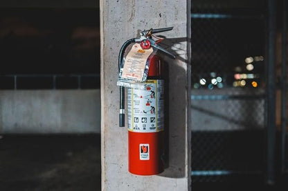 Strike First ABC Fire Extinguisher 5 lb | 3A:10BC Dry Chemical, Pressure Gauge, Wall Hook | UL Certified Safety for Home, Office, Workshop
