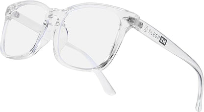 100% Blue Light Blocking Glasses - Women + Men - Better Sleep - Anti Eye Strain Protection - Computer Screens Gaming