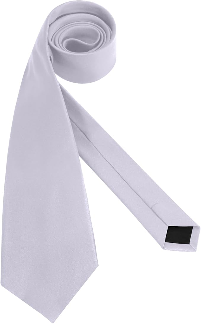 Men's Ties Solid Pure Color 3.15" (8CM) Necktie Plain Formal Business Wedding Black Ties For Men