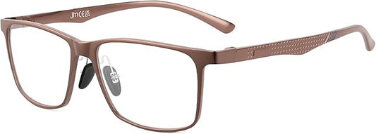 JM Al-Mg Metal Blue Light Blocking Glasses Men Women Anti Blue-Light Computer Glasses, Relieve Eyestrain and Eye Protection