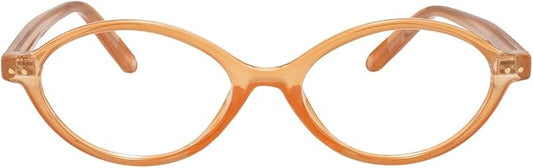 TIJN Olisa Blue Light Blocking Glasses for Women Men,Oval Glasses Frame Bluelight Glasses for Gaming/Computer/Screen